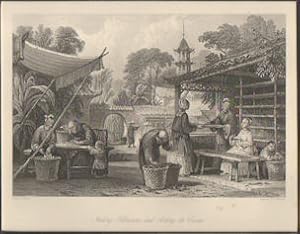 Fisher Son & Co., Chinese Views, Feeding Silkworms